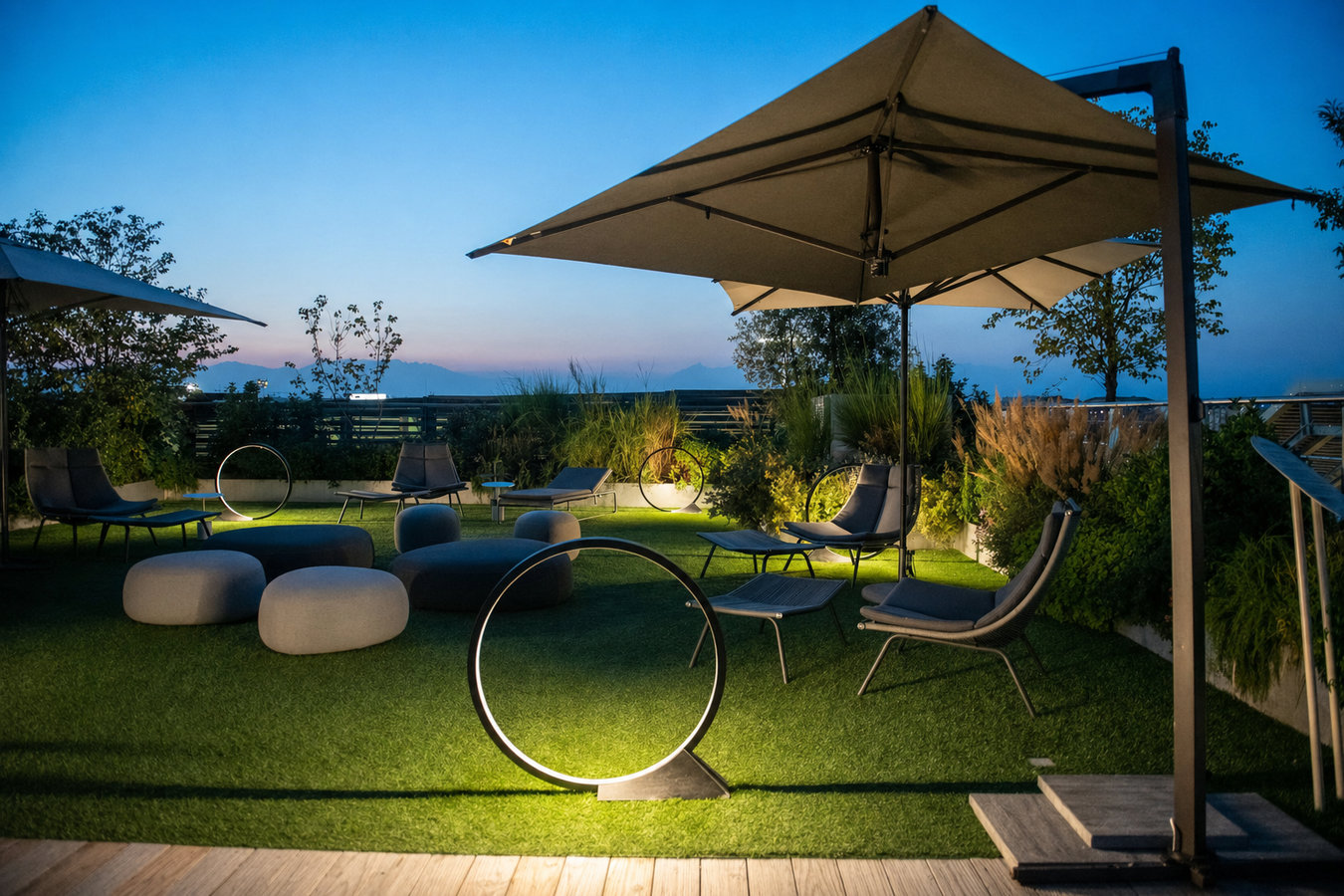 Turf for rooftop gardens in Palm Bay, FL
